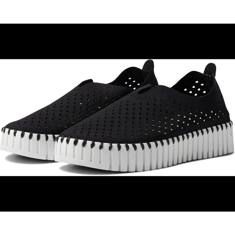 Ilse Jacobsen Black and White Sneakers